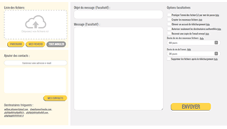 Module d'envoi de fichiers dropCloud